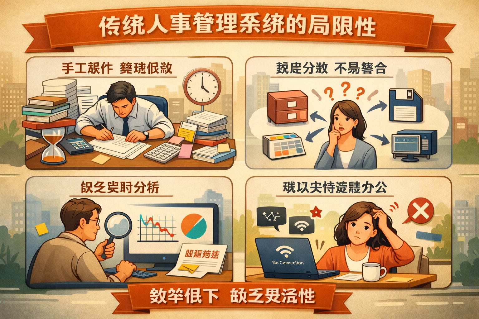 传统人事管理系统的局限性