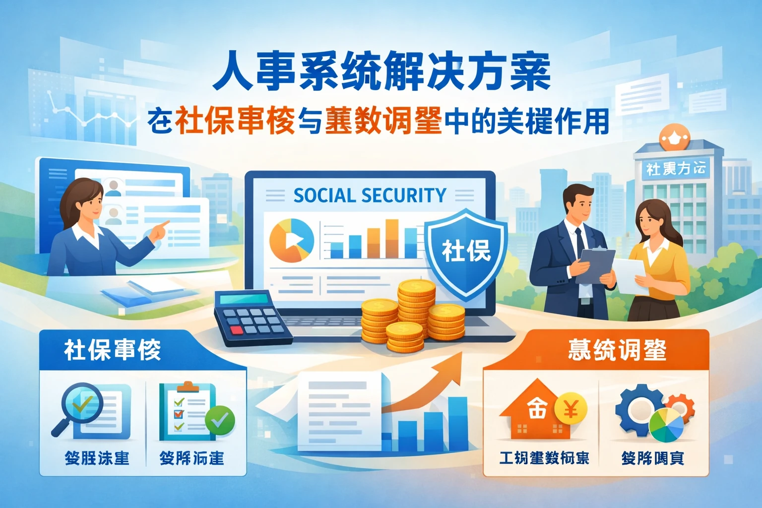 人事系统解决方案在社保审核与基数调整中的关键作用