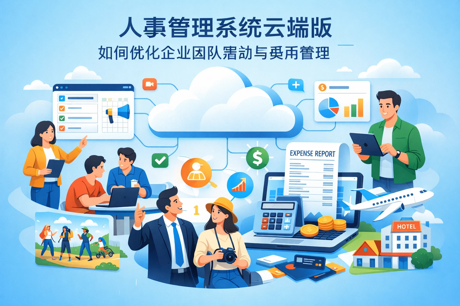 人事管理系统云端版如何优化企业团队活动与费用管理