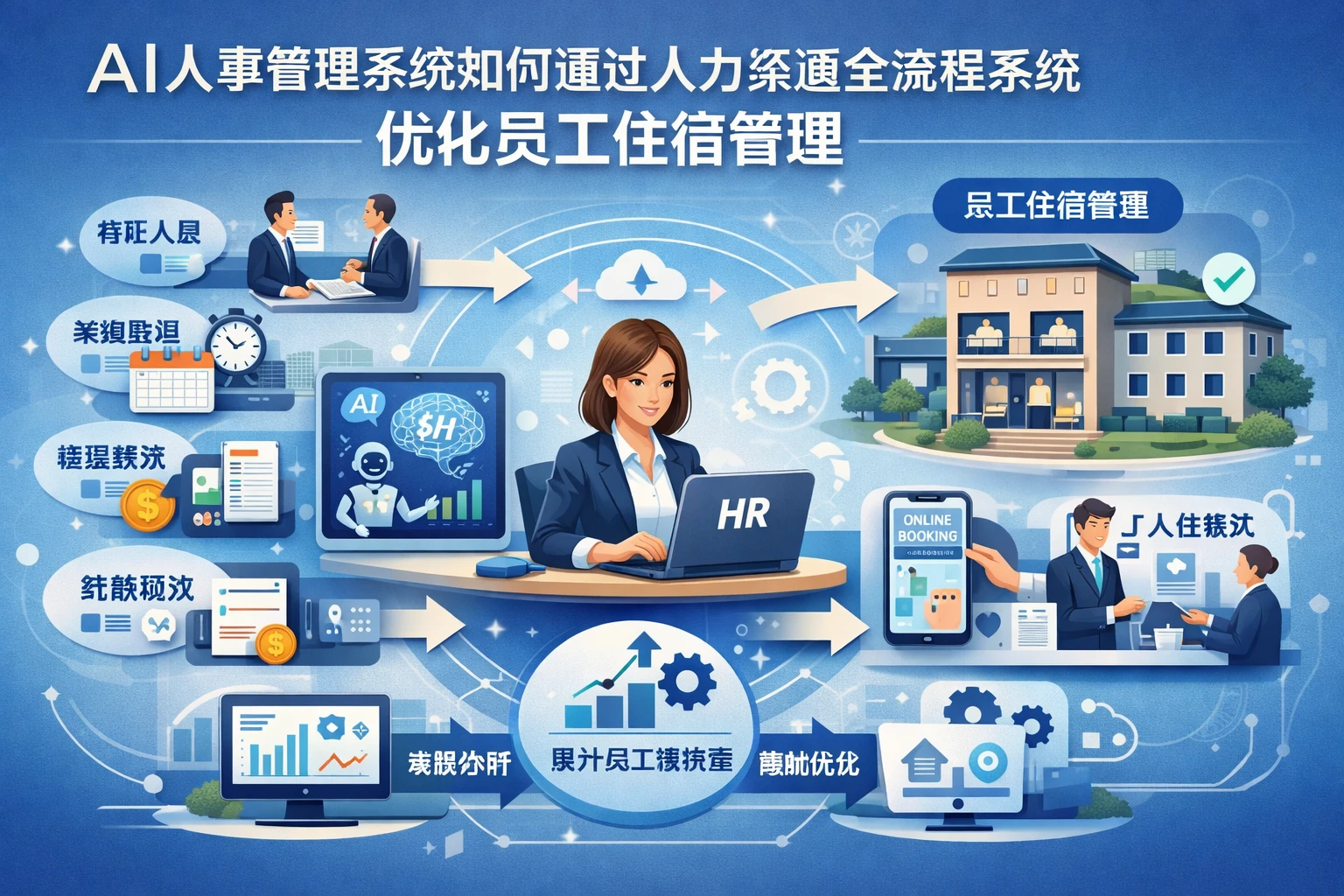 AI人事管理系统如何通过人力资源全流程系统优化员工住宿管理