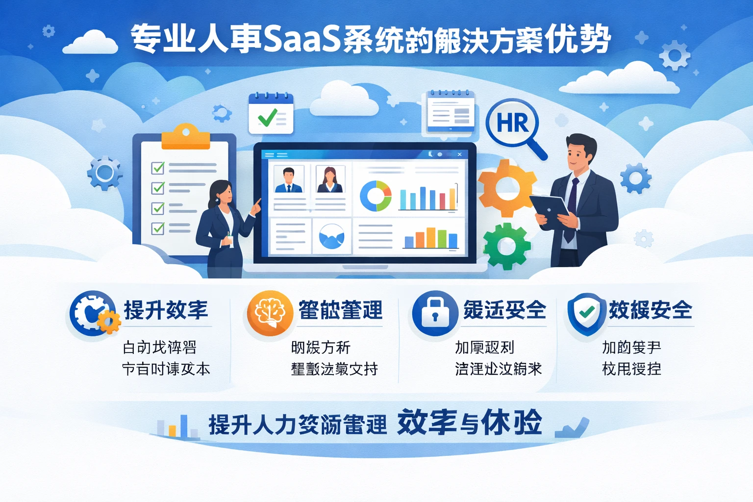 专业人事SaaS系统的解决方案优势