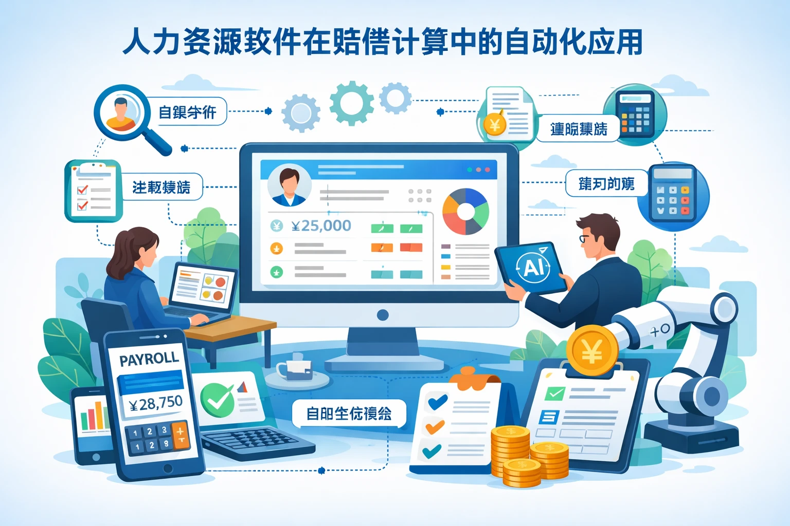 人力资源软件在赔偿计算中的自动化应用