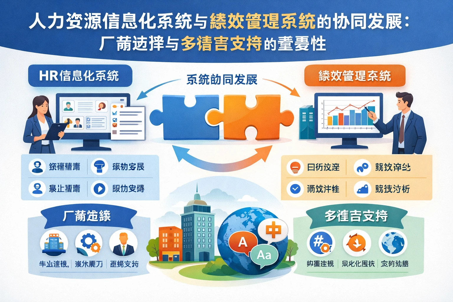 人力资源信息化系统与绩效管理系统的协同发展：厂商选择与多语言支持的重要性