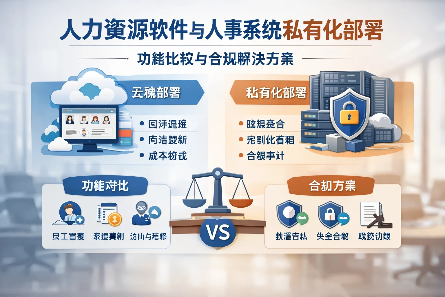 人力资源软件与人事系统私有化部署：功能比较与合规解决方案