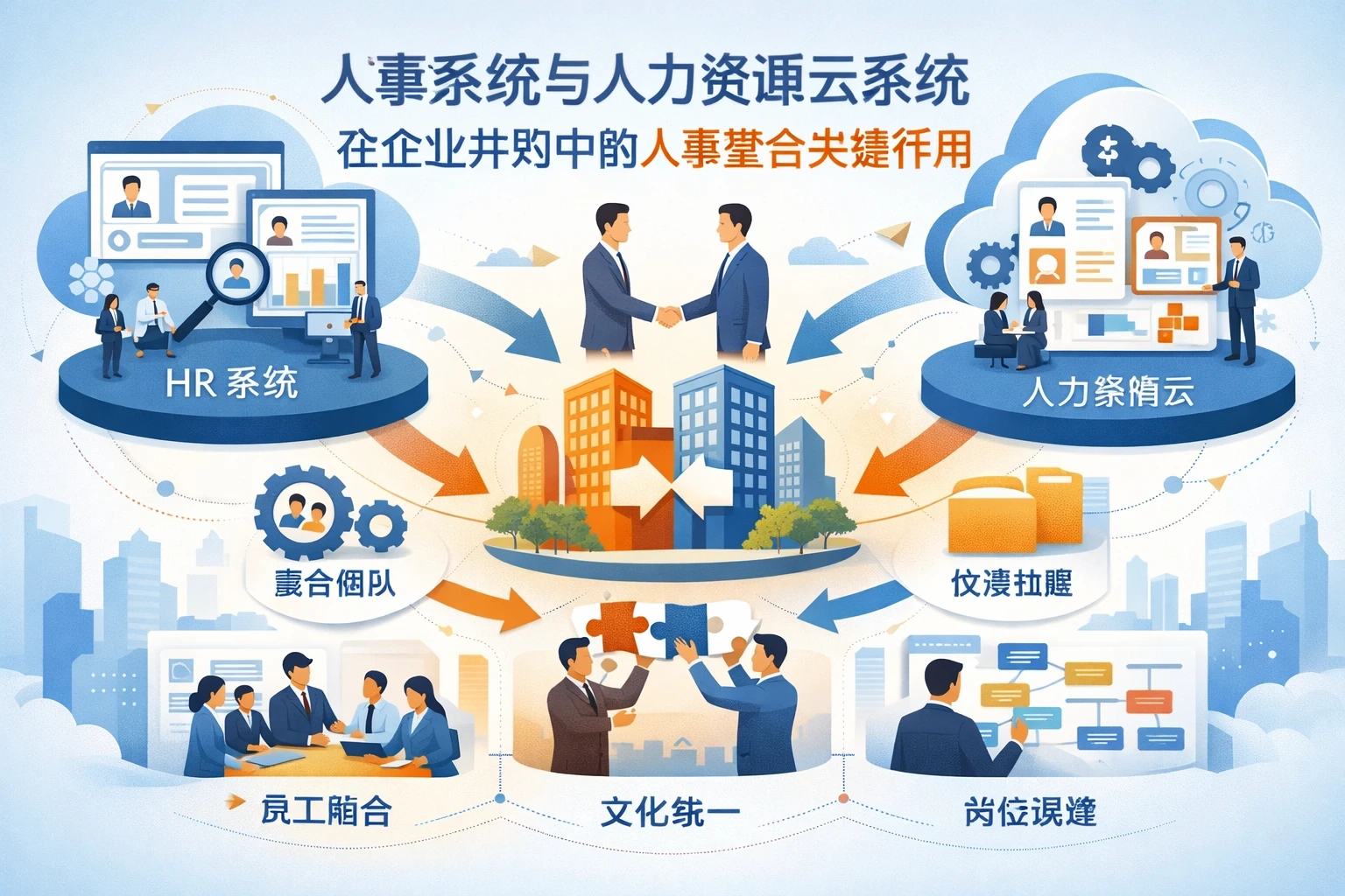 人事系统与人力资源云系统在企业并购中的人事整合关键作用