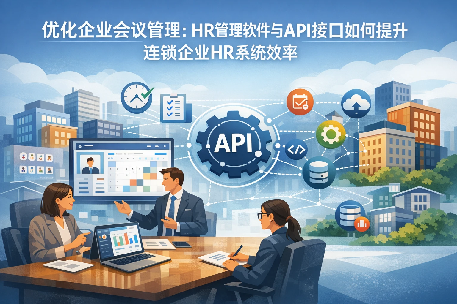 优化企业会议管理：HR管理软件与API接口如何提升连锁企业HR系统效率