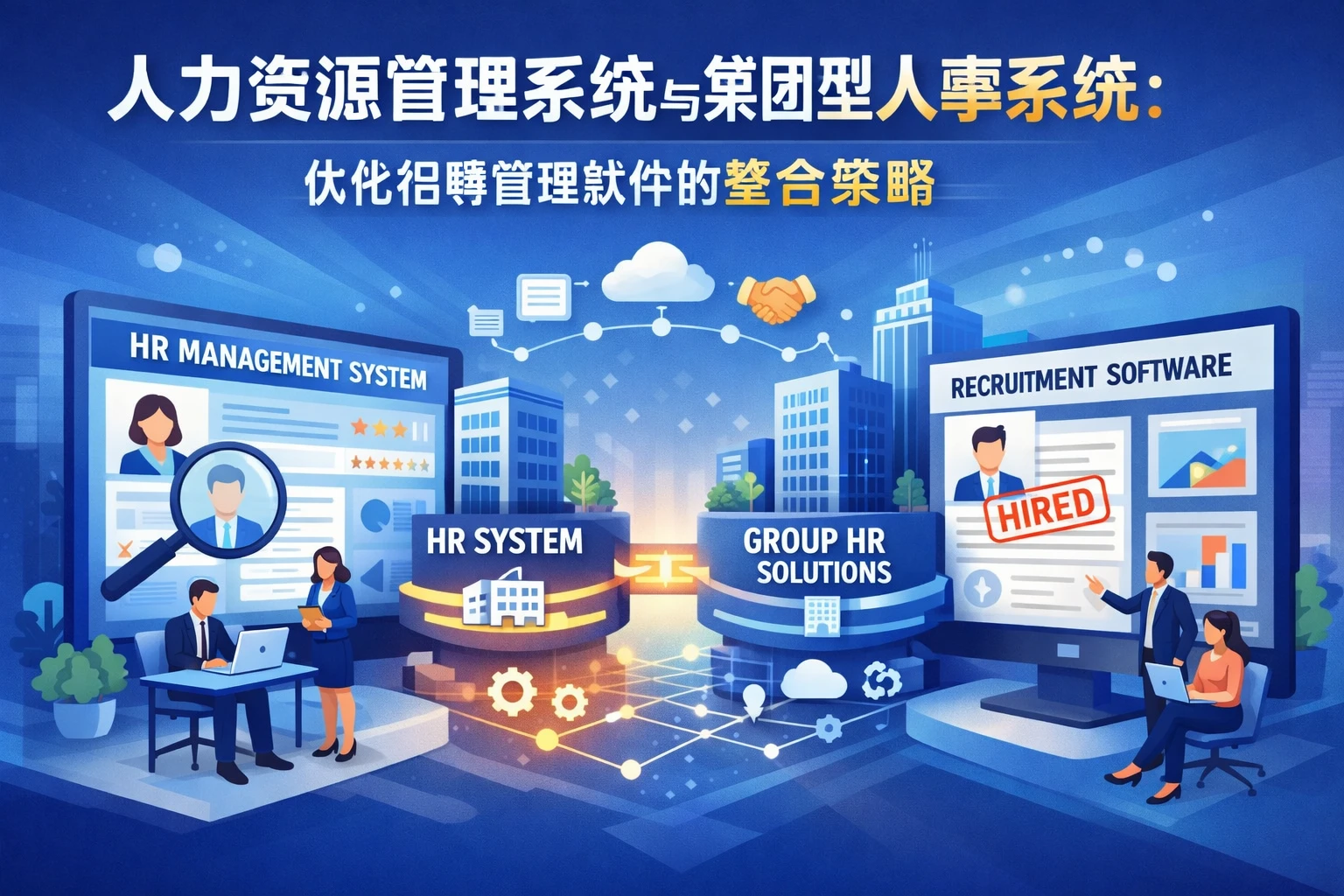 人力资源管理系统与集团型人事系统：优化招聘管理软件的整合策略