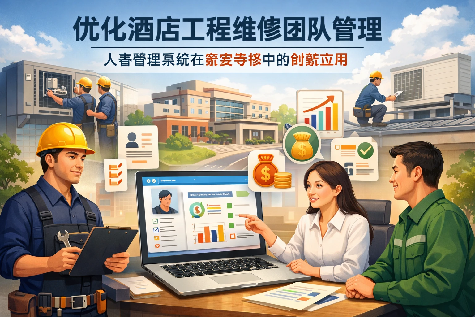 优化酒店工程维修团队管理:人事管理系统在薪资考核中的创新应用