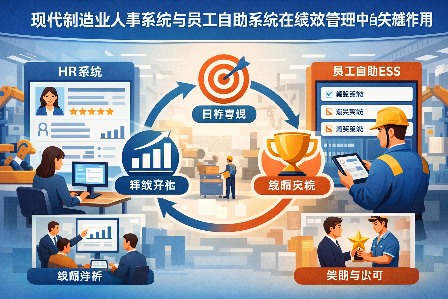 现代制造业人事系统与员工自助系统在绩效管理中的关键作用
