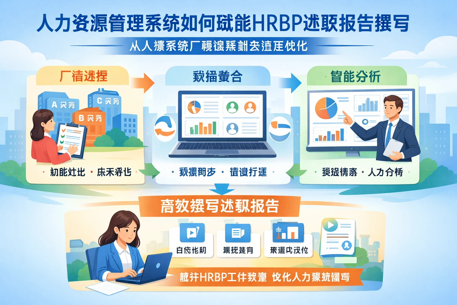 人力资源管理系统如何赋能HRBP述职报告撰写——从人事系统厂商选择到全流程优化