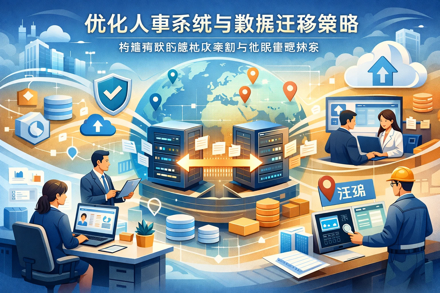 优化人事系统与数据迁移策略：构建高效的跨地区考勤与社保管理体系