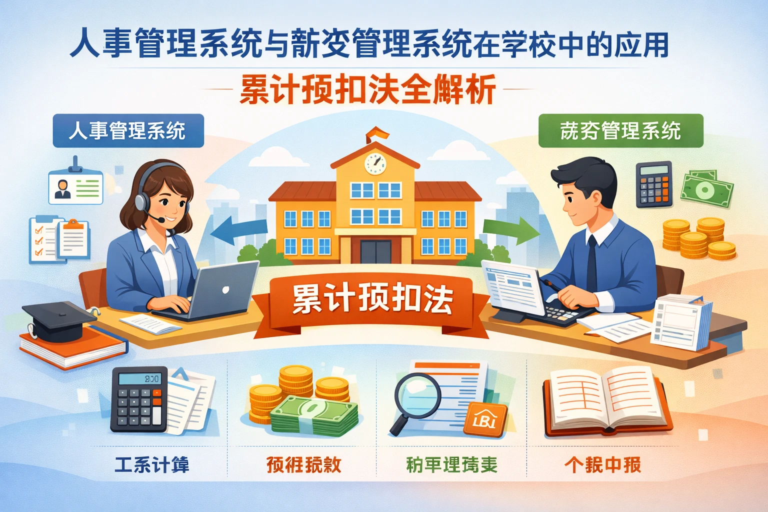 人事管理系统与薪资管理系统在学校中的应用：累计预扣法全解析