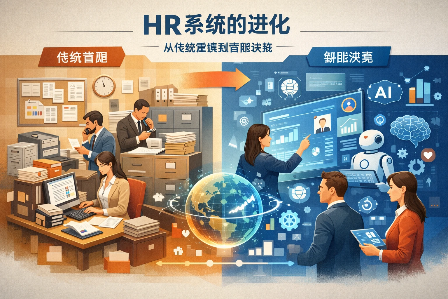 HR系统的进化：从传统管理到智能决策