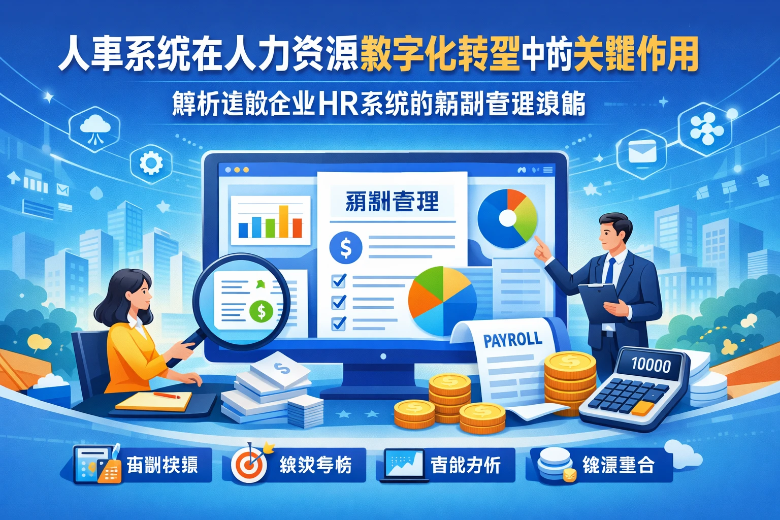 人事系统在人力资源数字化转型中的关键作用：解析连锁企业HR系统的薪酬管理策略