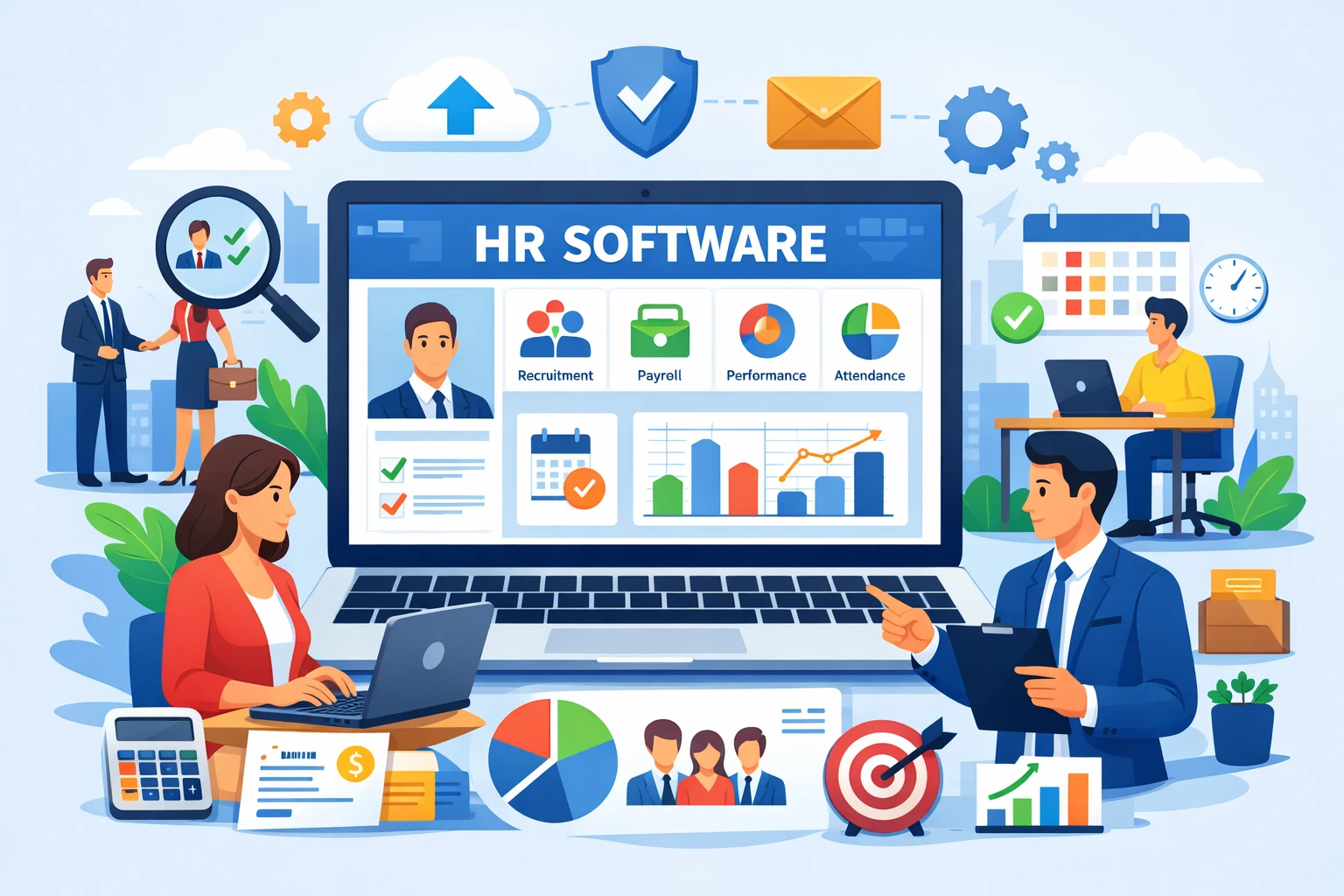 HR管理软件的解决方案