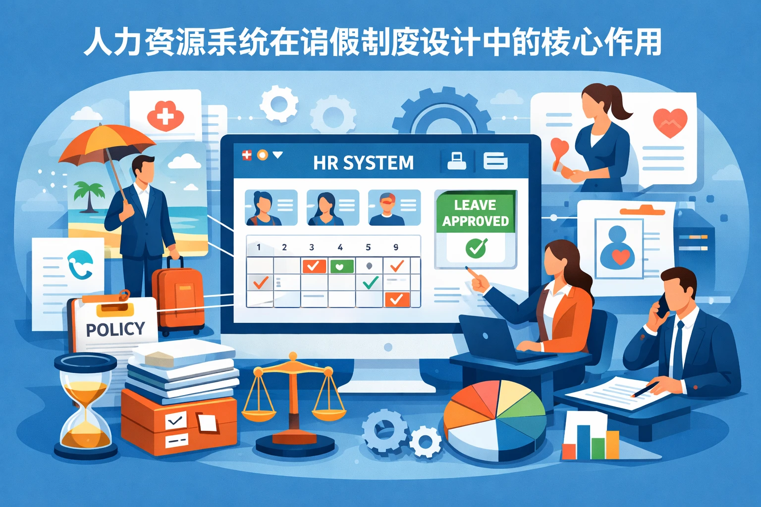 人力资源系统在请假制度设计中的核心作用