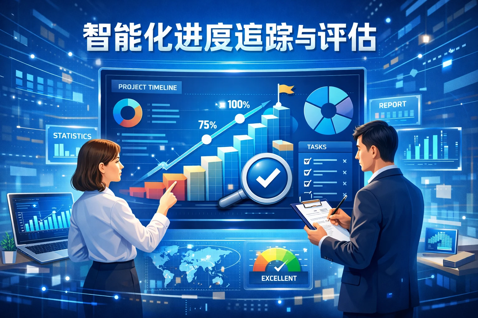 智能化进度追踪与评估