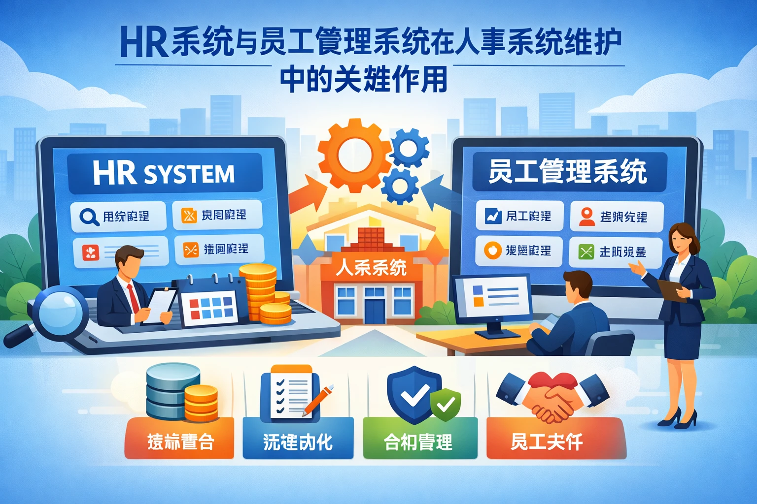 HR系统与员工管理系统在人事系统维护中的关键作用