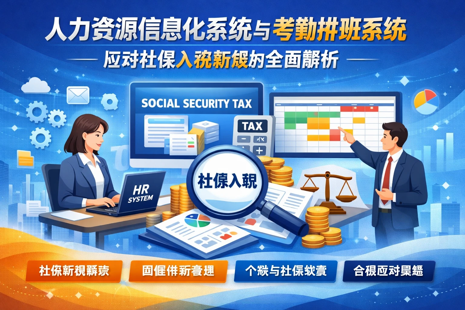 人力资源信息化系统与考勤排班系统应对社保入税新规的全面解析