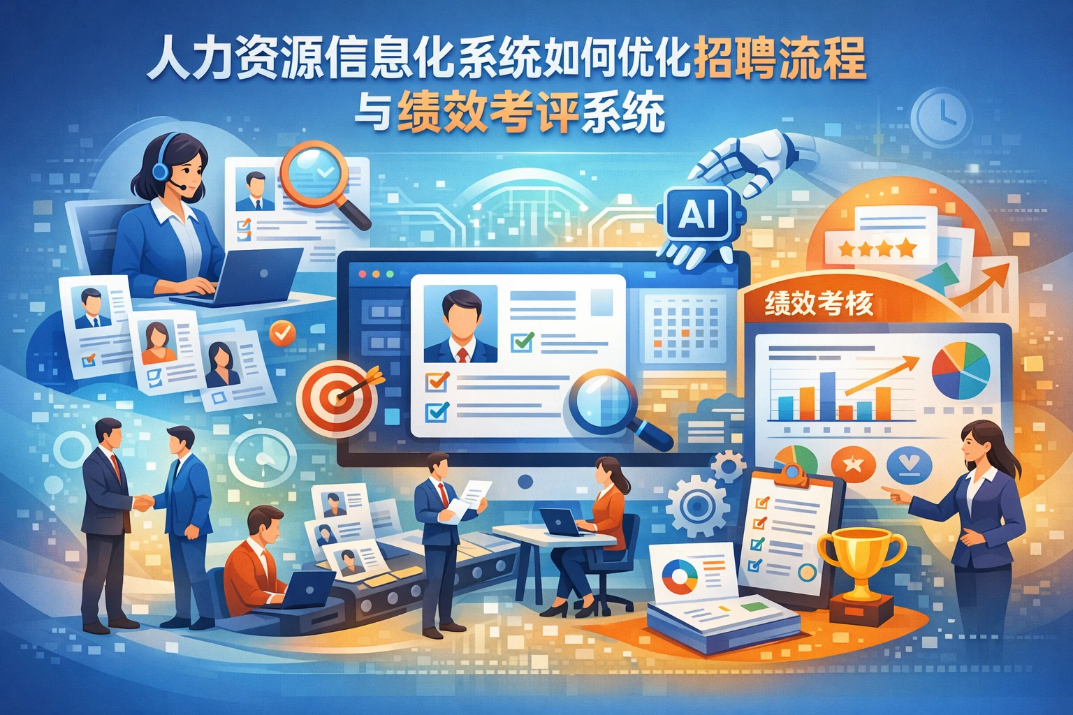 人力资源信息化系统如何优化招聘流程与绩效考评系统