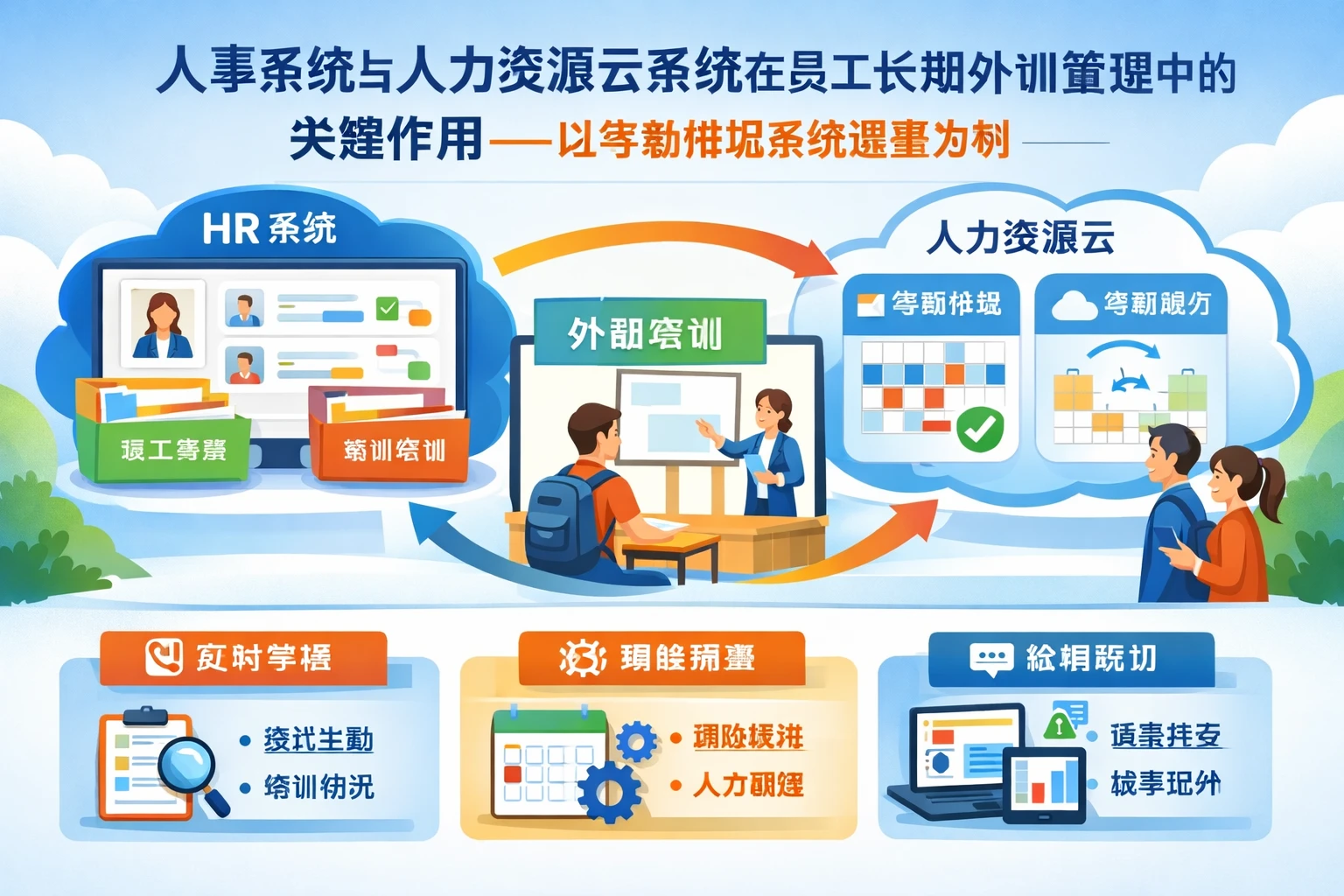 人事系统与人力资源云系统在员工长期外训管理中的关键作用——以考勤排班系统调整为例