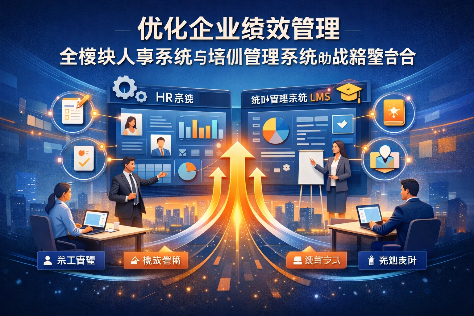 优化企业绩效管理：全模块人事系统与培训管理系统的战略整合