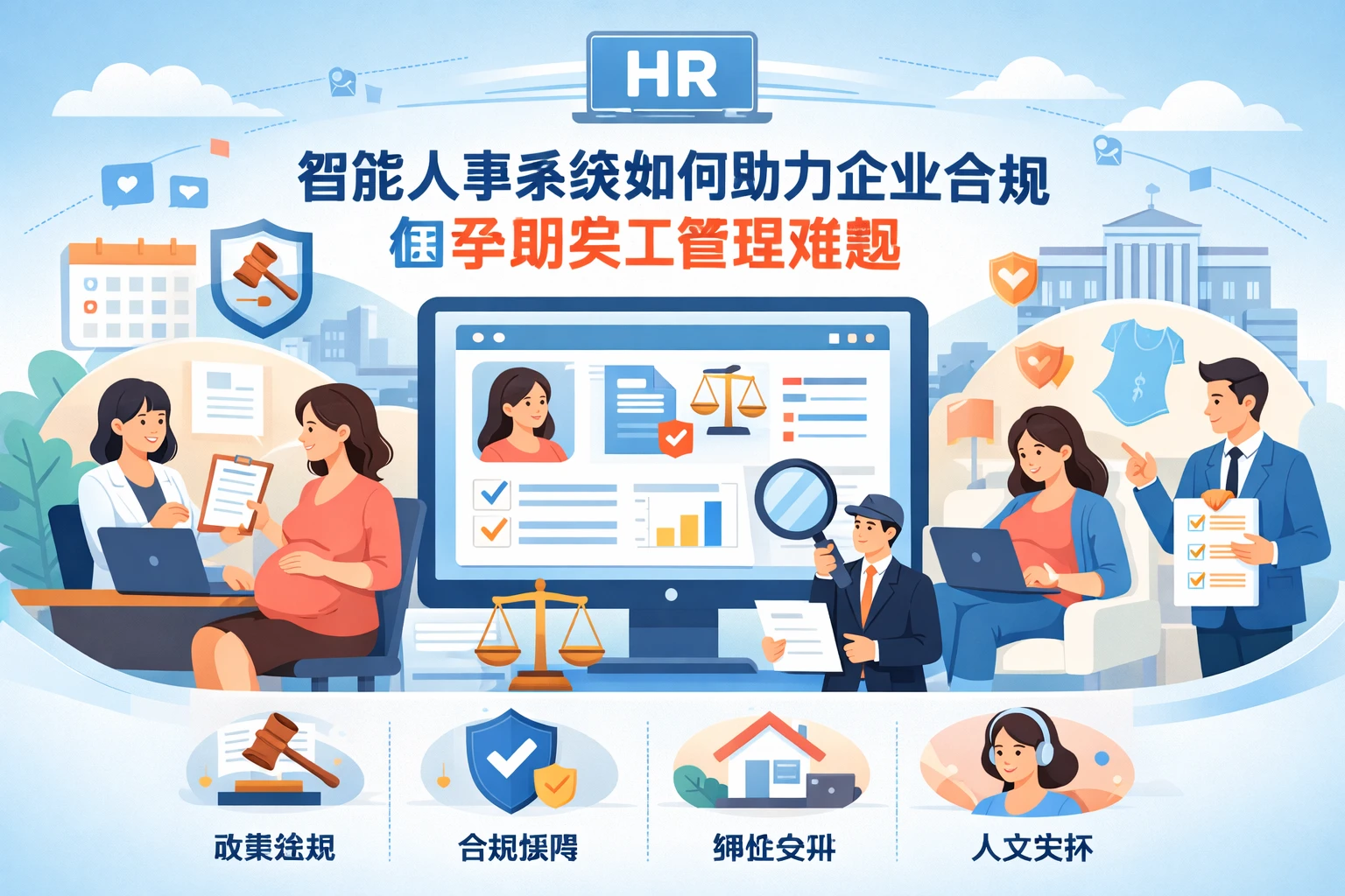 智能人事系统如何助力企业合规处理孕期员工管理难题