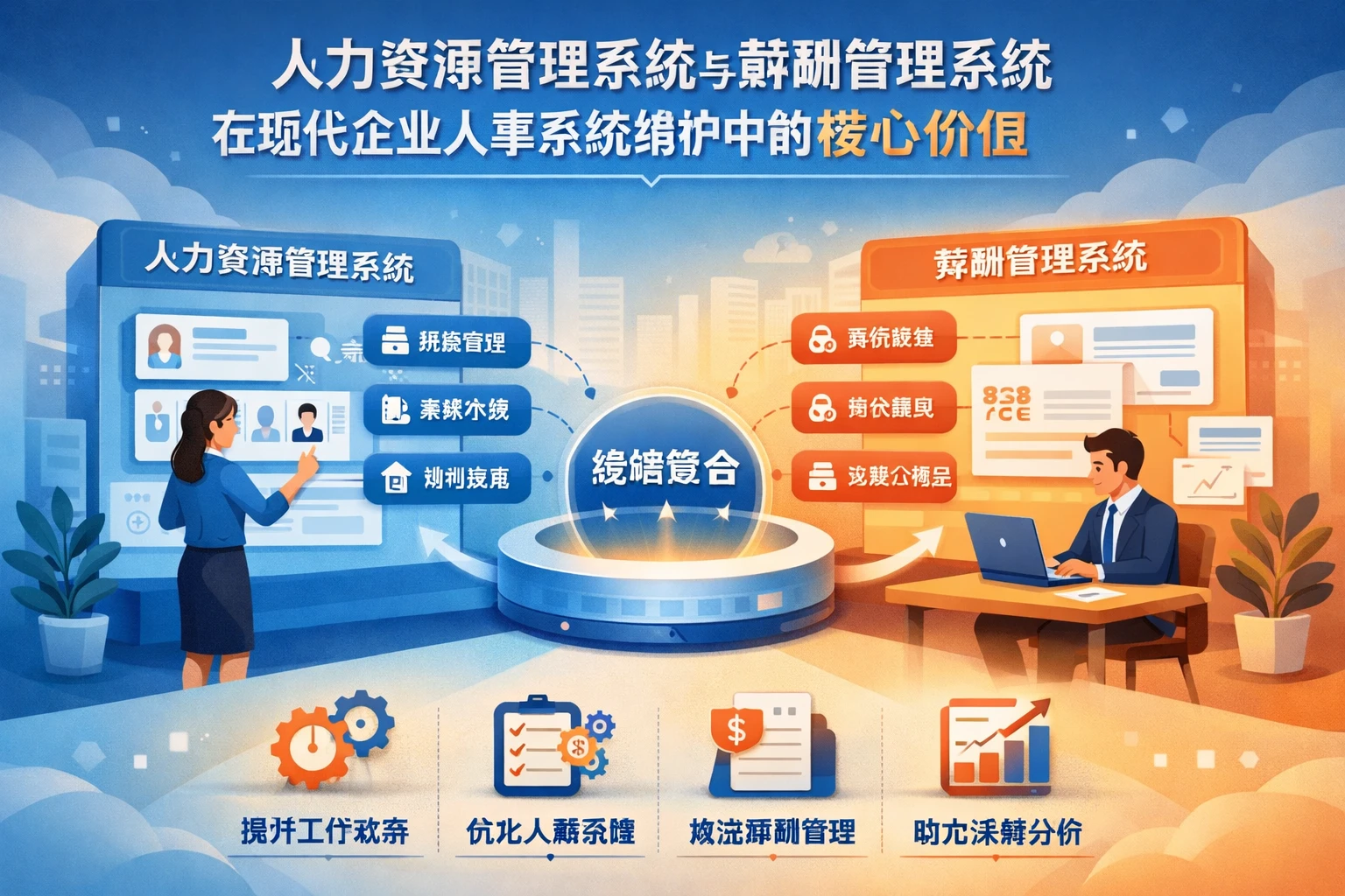 人力资源管理系统与薪酬管理系统在现代企业人事系统维护中的核心价值