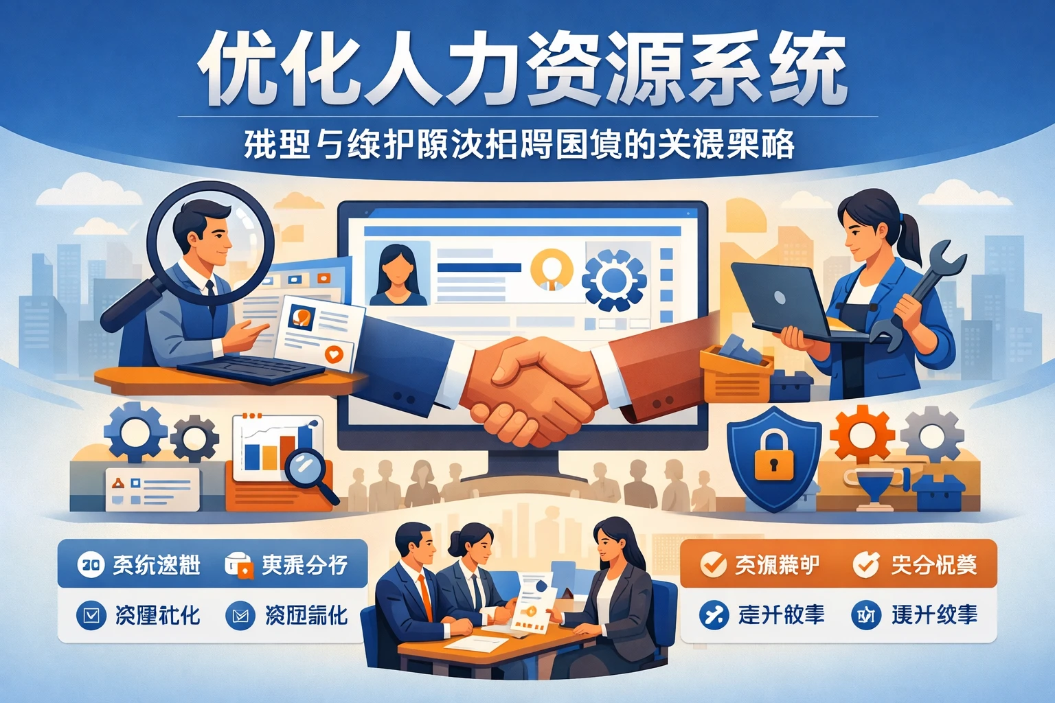 优化人力资源系统：选型与维护解决招聘困境的关键策略