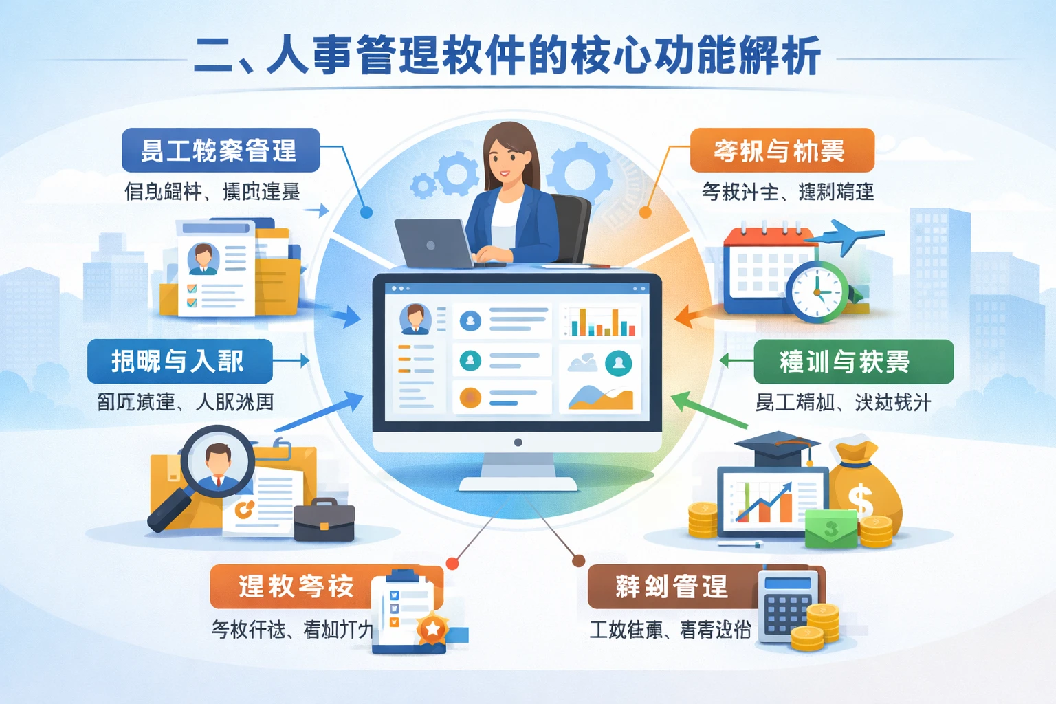 二、人事管理软件的核心功能解析