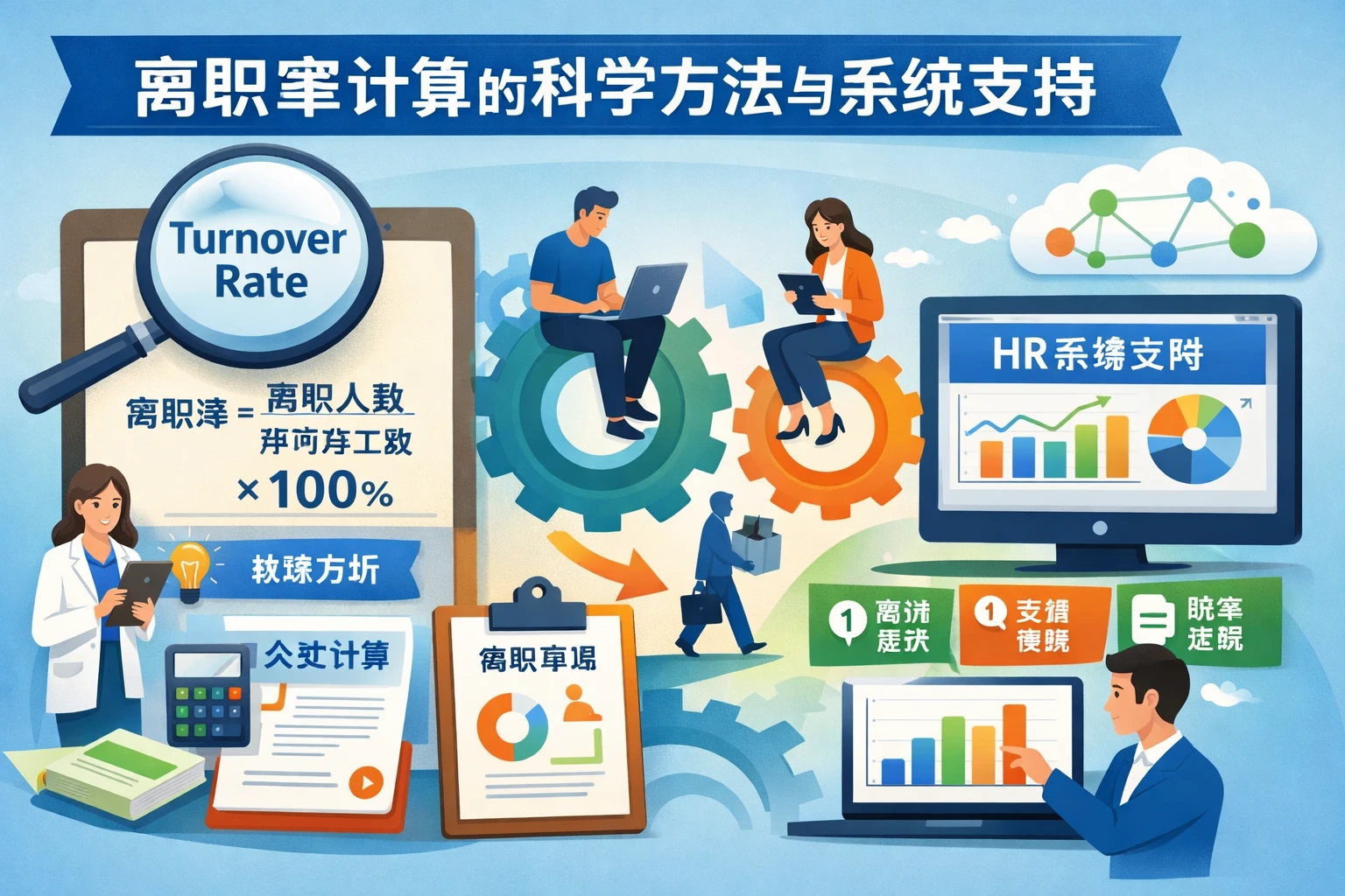 离职率计算的科学方法与系统支持