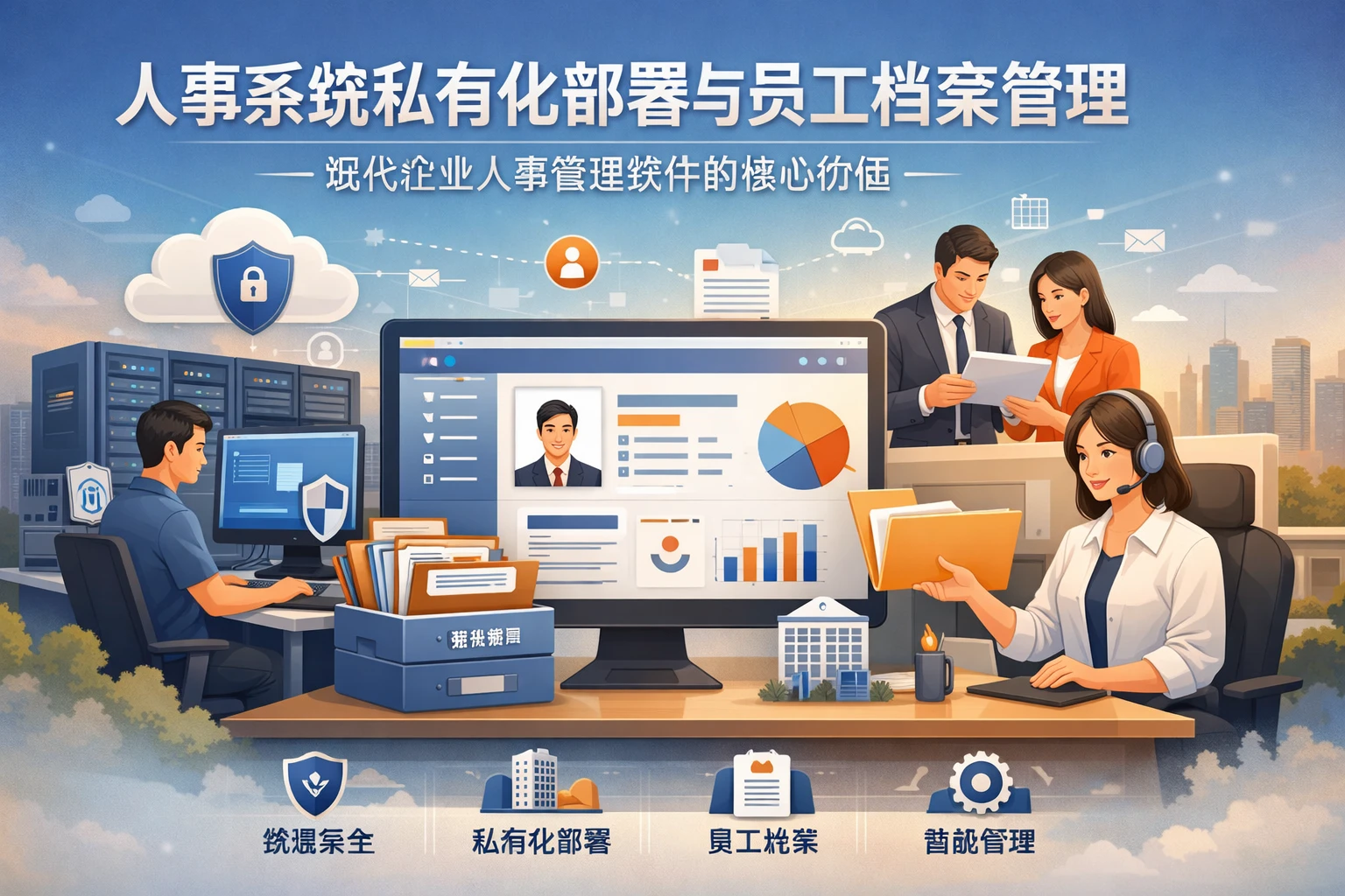 人事系统私有化部署与员工档案管理：现代企业人事管理软件的核心价值