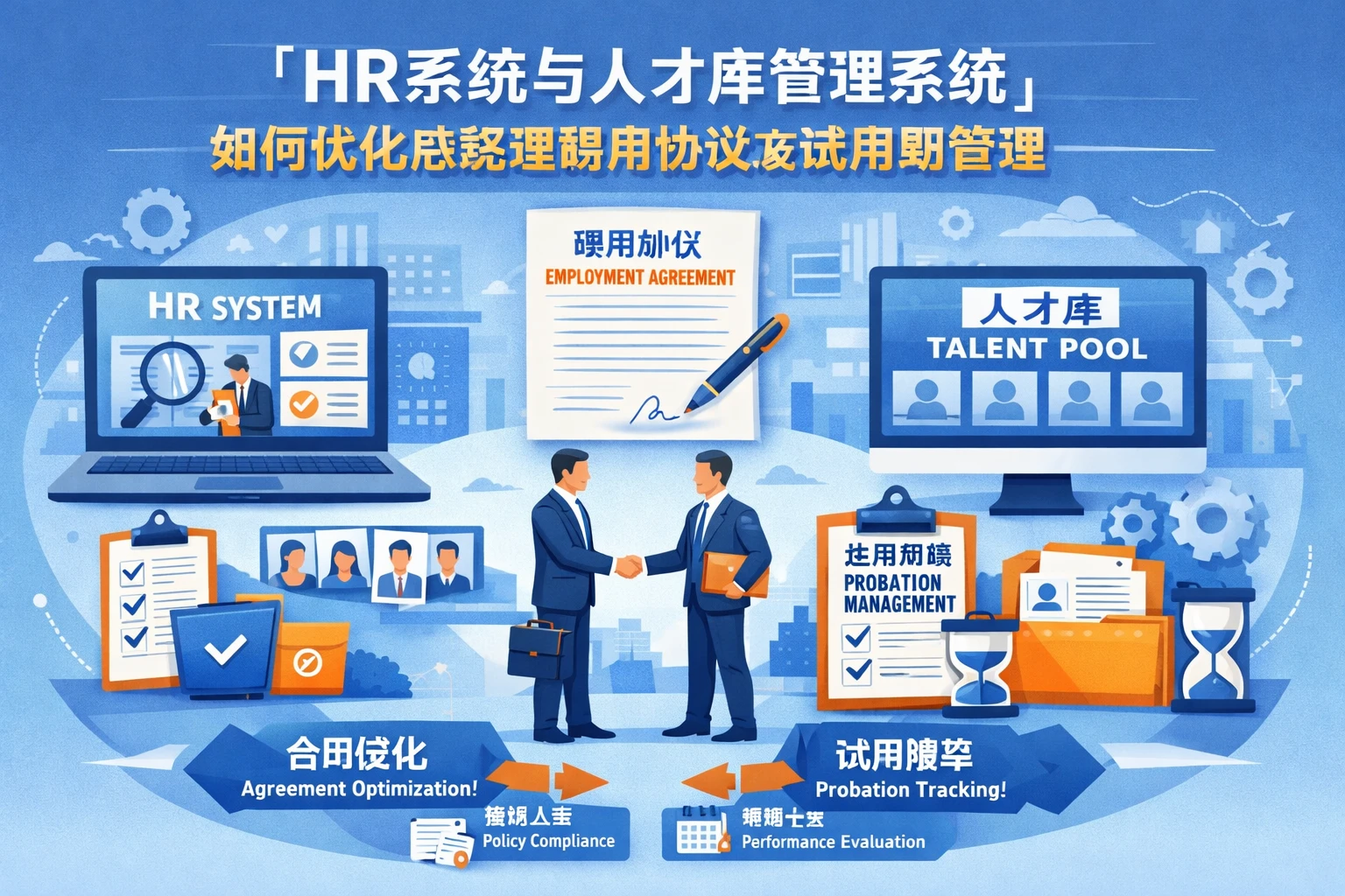 HR系统与人才库管理系统如何优化总经理聘用协议及试用期管理