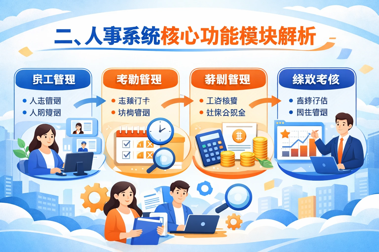 二、人事系统核心功能模块解析