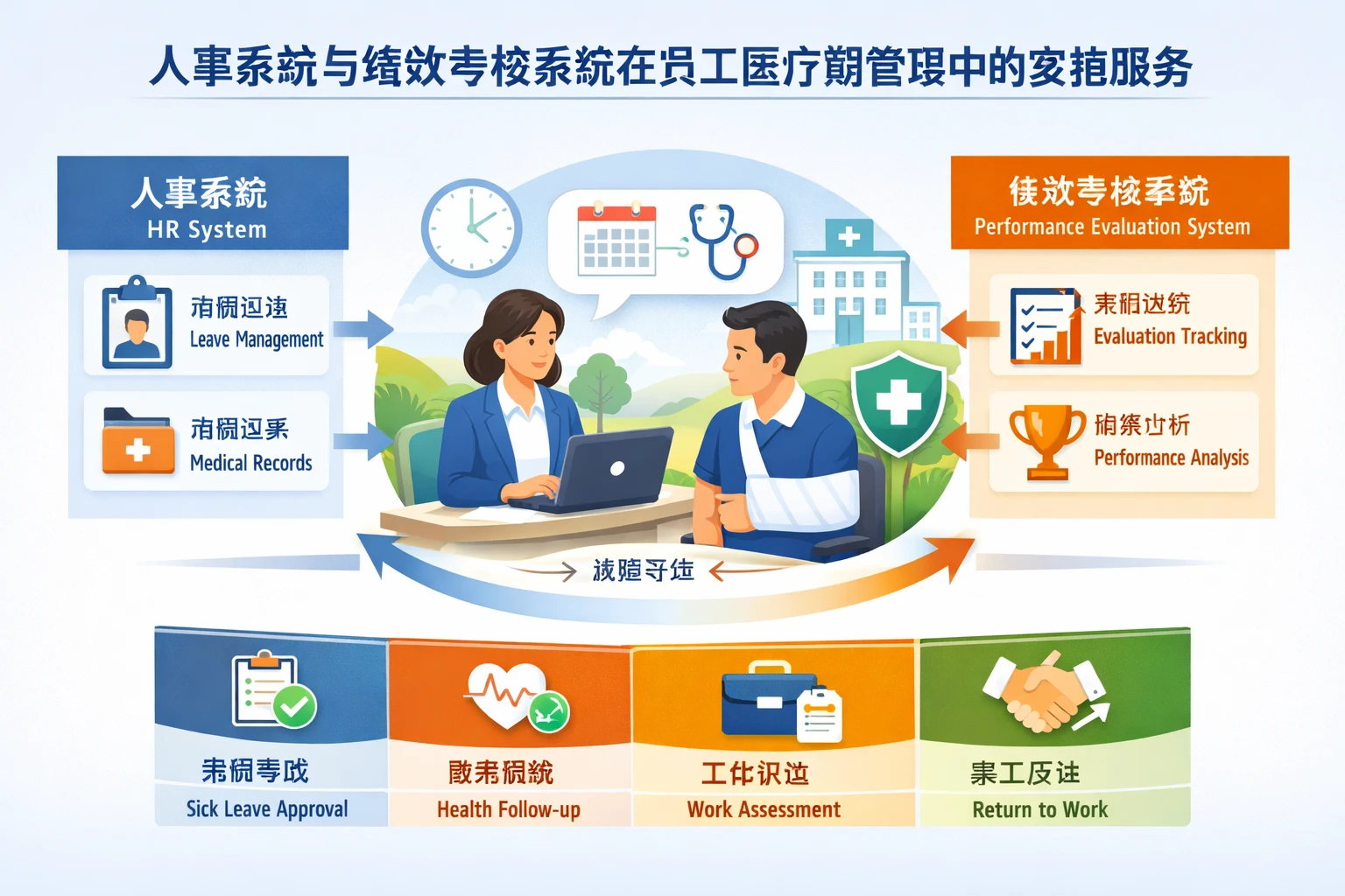 人事系统与绩效考核系统在员工医疗期管理中的实施服务