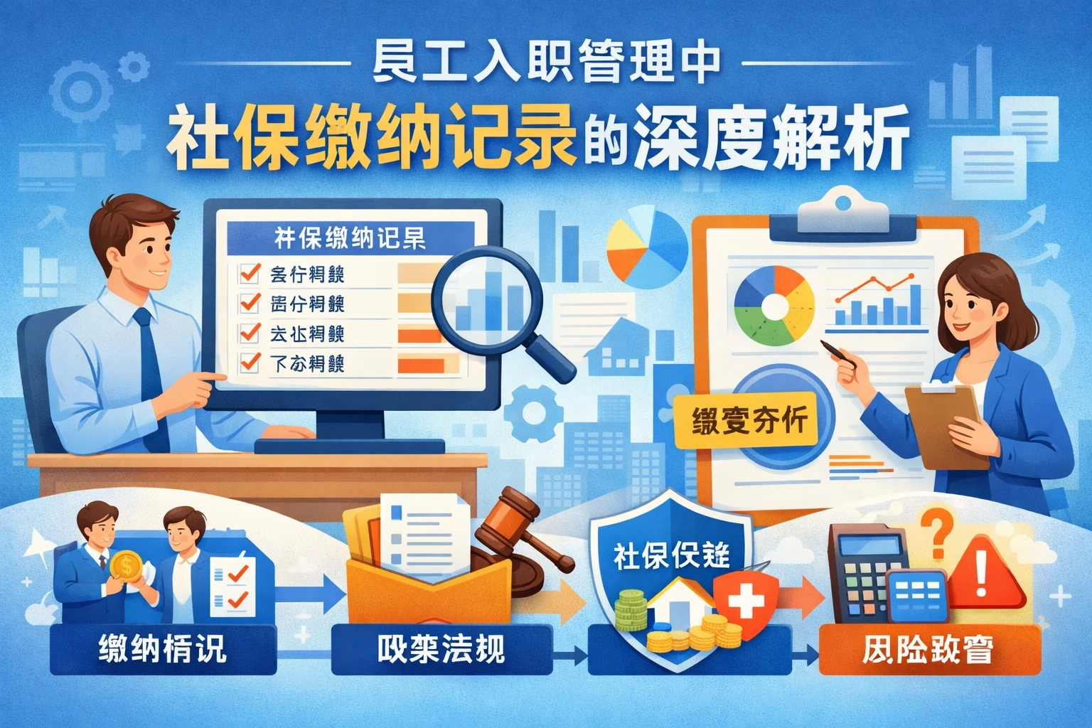 员工入职管理中社保缴纳记录的深度解析