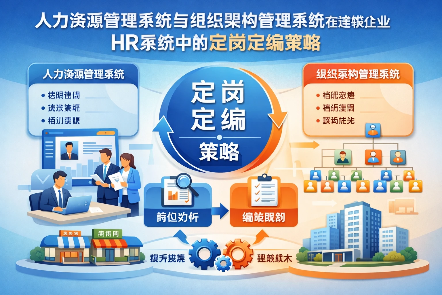 人力资源管理系统与组织架构管理系统在连锁企业HR系统中的定岗定编策略