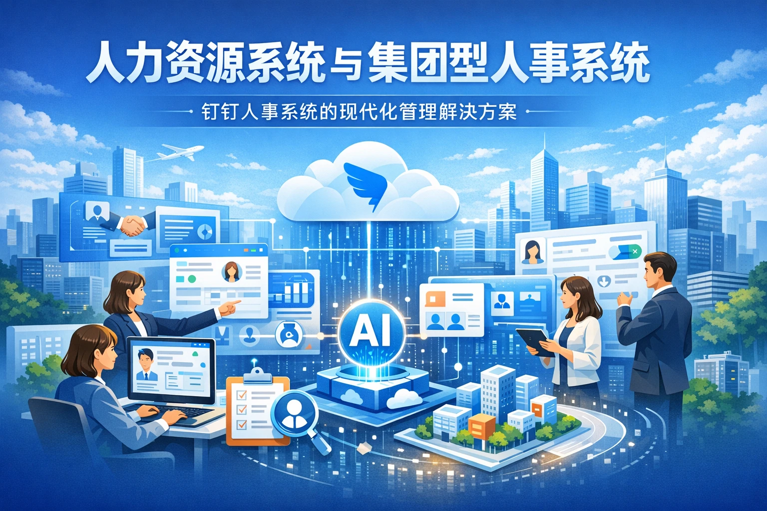 人力资源系统与集团型人事系统：钉钉人事系统的现代化管理解决方案