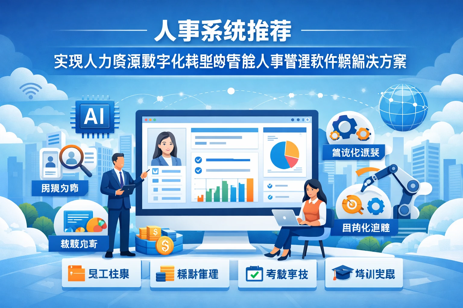 人事系统推荐：实现人力资源数字化转型的智能人事管理软件解决方案