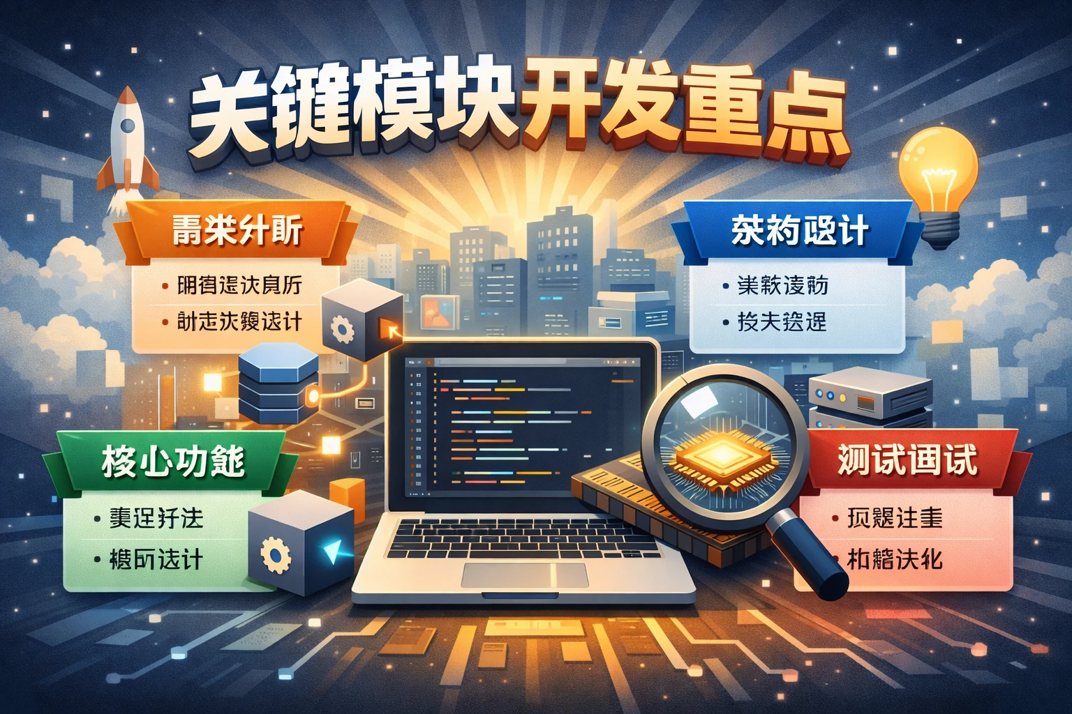 关键模块开发重点