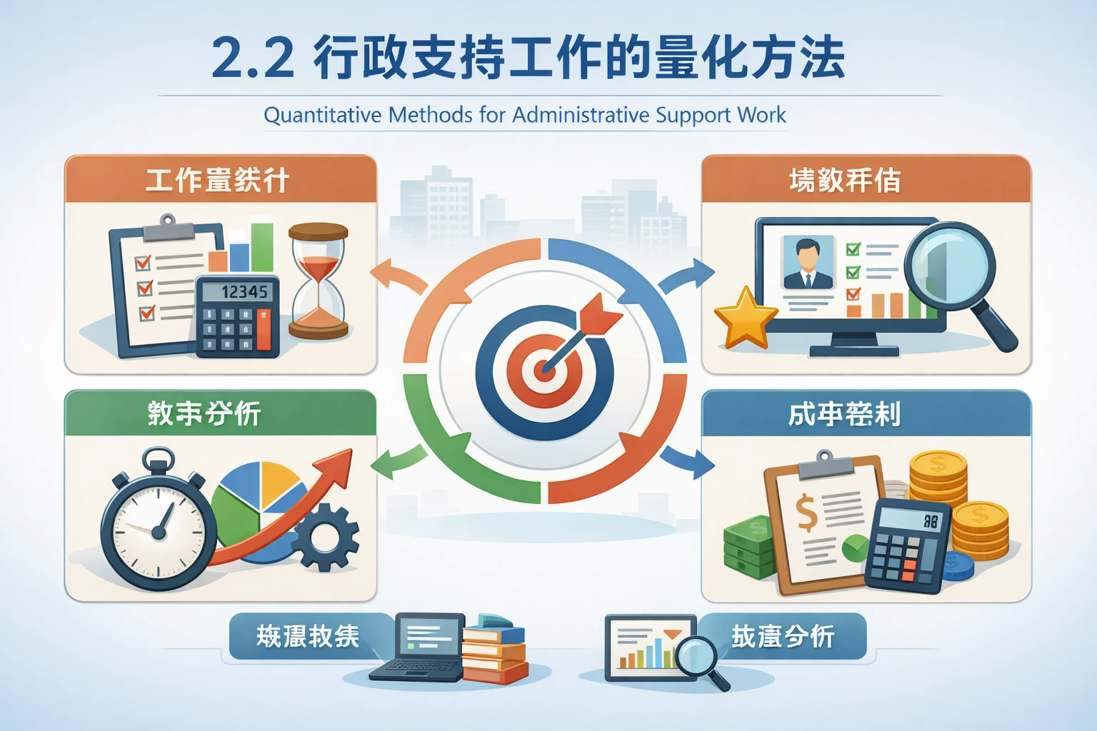 2.2 行政支持工作的量化方法