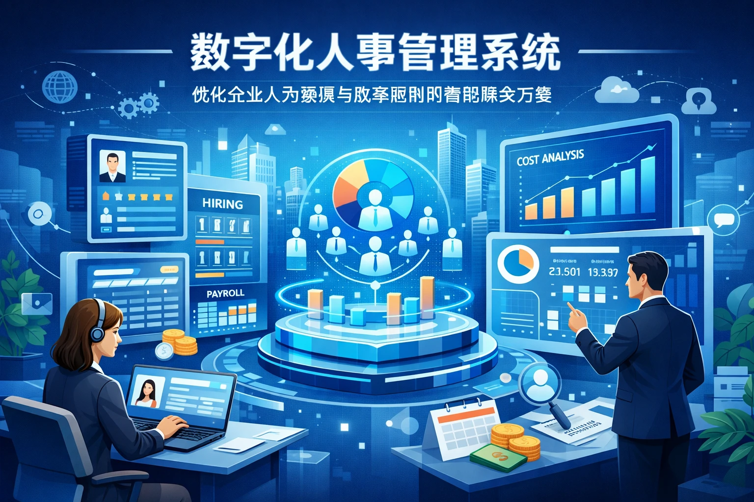 数字化人事管理系统：优化企业人力资源与成本控制的智能解决方案