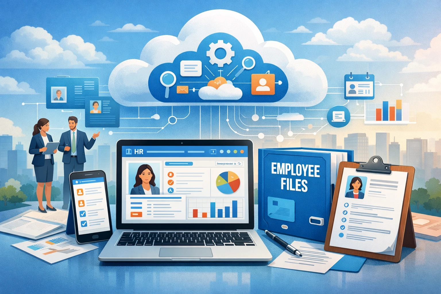 HR管理软件与员工档案系统：云端人事管理系统的转型价值