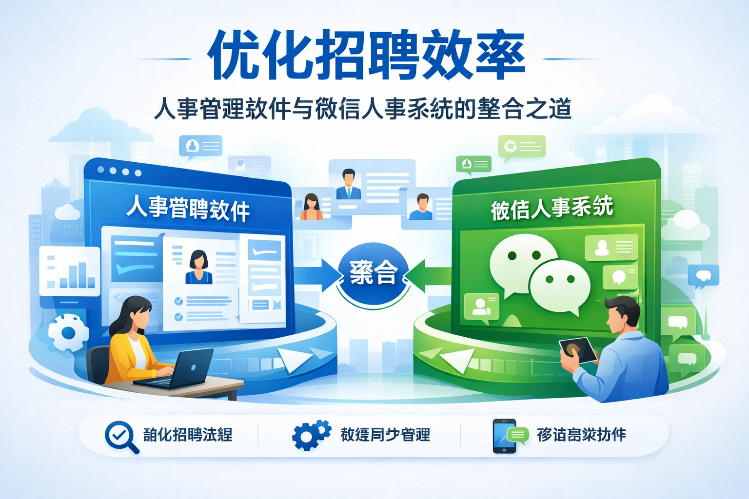 优化招聘效率：人事管理软件与微信人事系统的整合之道