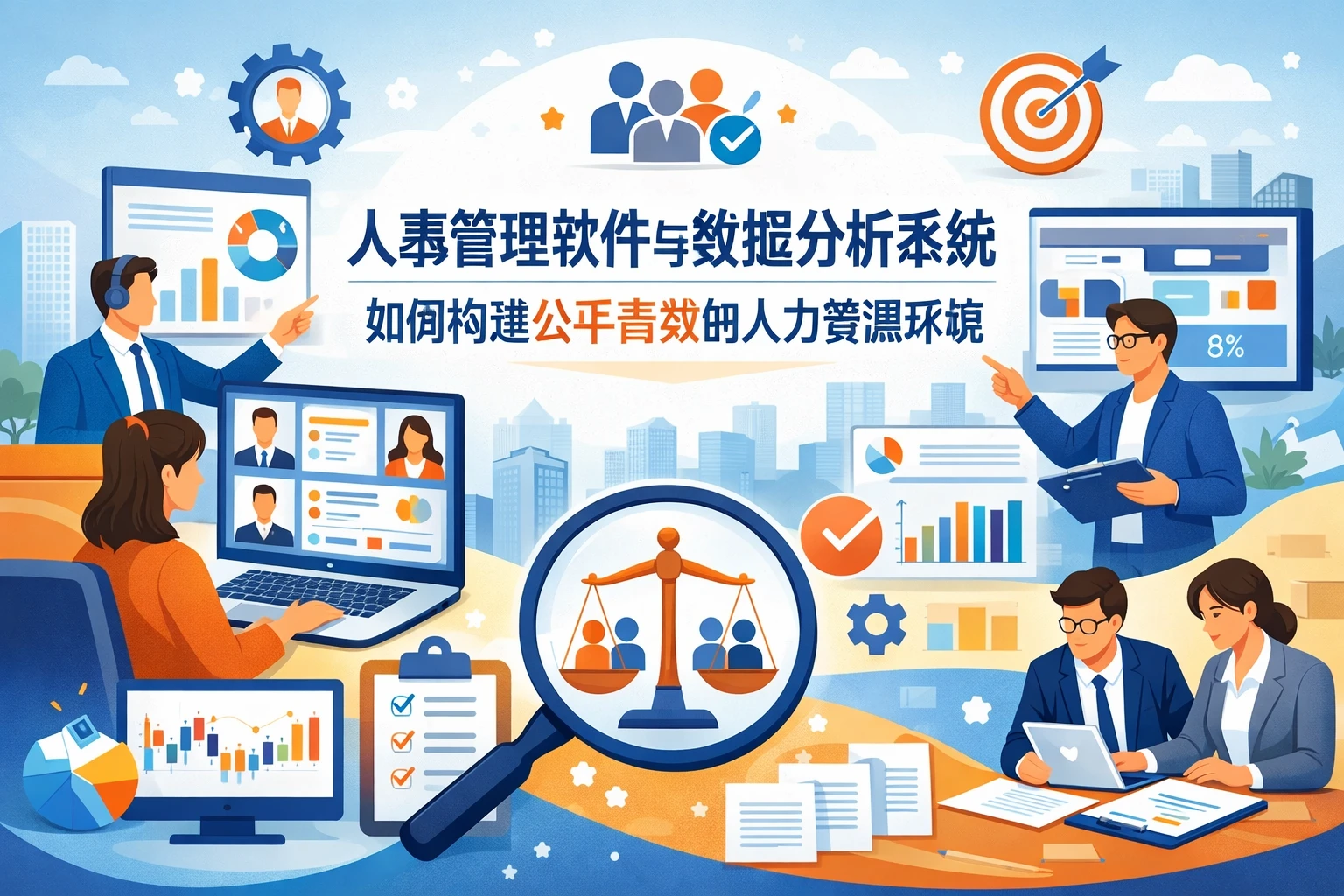 人事管理软件与数据分析系统如何构建公平高效的人力资源环境