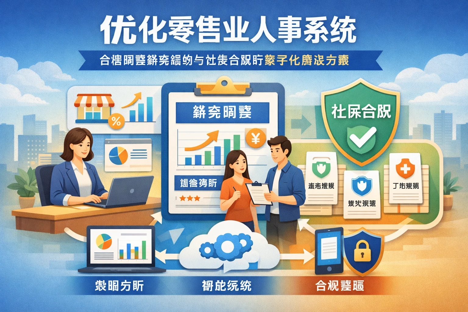 优化零售业人事系统：合理调整薪资结构与社保合规的数字化解决方案