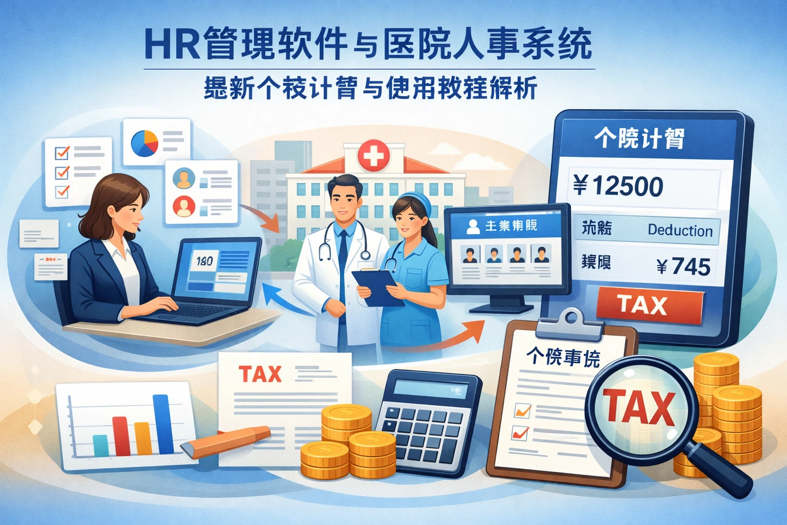 HR管理软件与医院人事系统：最新个税计算与使用教程解析