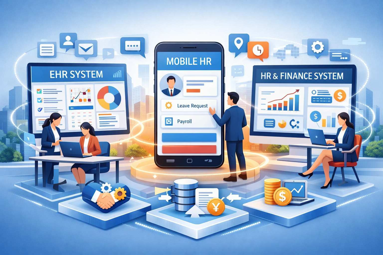 现代企业高效管理：ehr系统、移动人事系统与人事财务一体化系统的整合应用