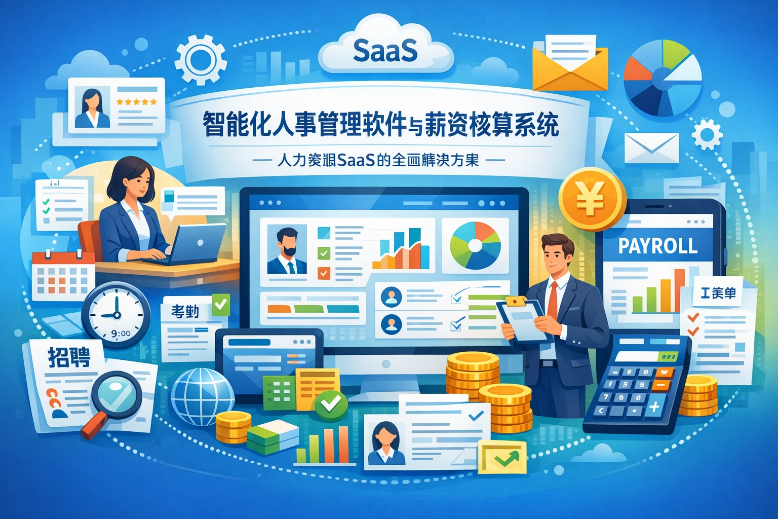 智能化人事管理软件与薪资核算系统：人力资源SaaS的全面解决方案