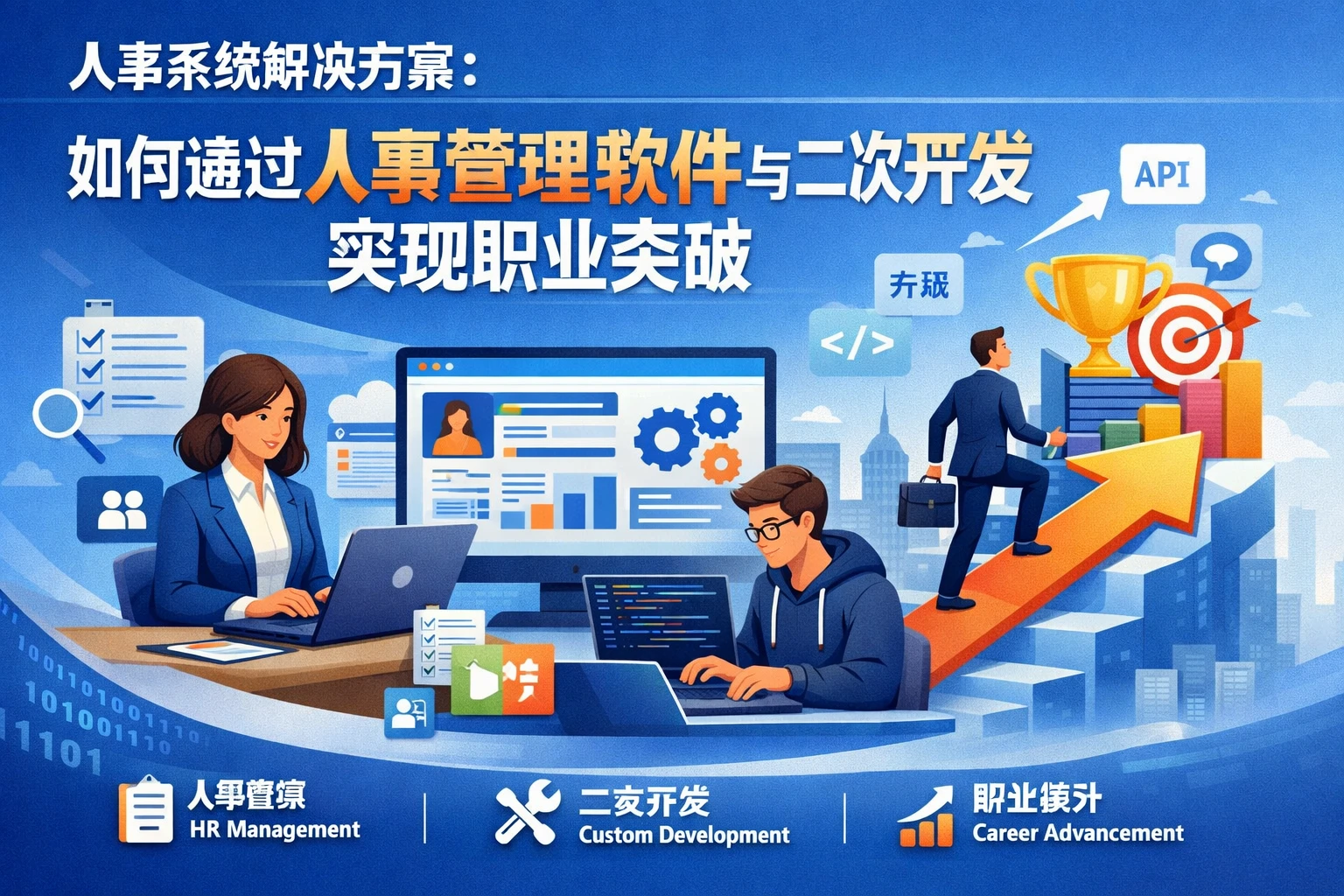 人事系统解决方案：如何通过人事管理软件与二次开发实现职业突破